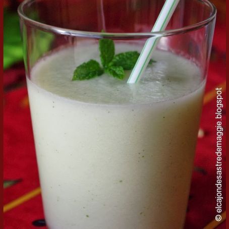 BATIDO DE MELÓN CON HIERBABUENA