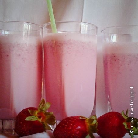 Batidos de fresas naturales