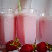Batidos de fresas naturales