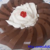Bavarois de chocolate al microondas