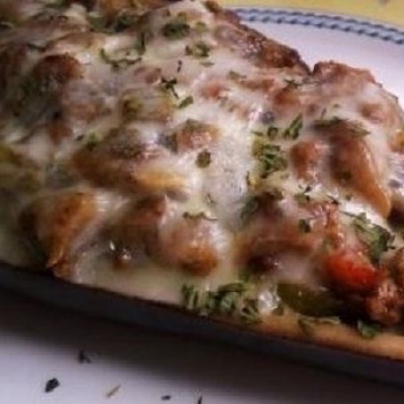 Berenjenas de jamón y huevo duro