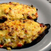 Berenjenas rellenas de carne picada y bechamel