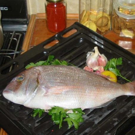 Besugo asado