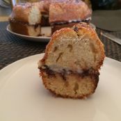 Bizcocho con crema de vainilla y chocolate - Paso 4