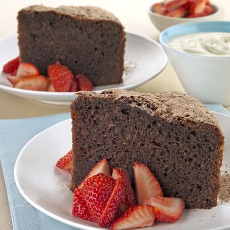 Bizcocho de yogur de chocolate