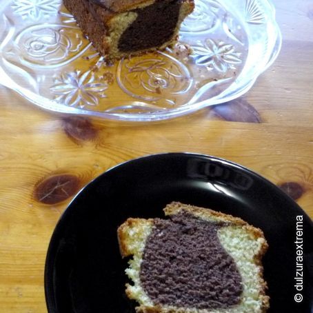 Bizcocho marmolado de calabacín