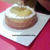 Tarta de nata con crema de mango - Paso 3