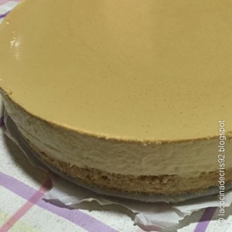 tarta crema pastelera y queso