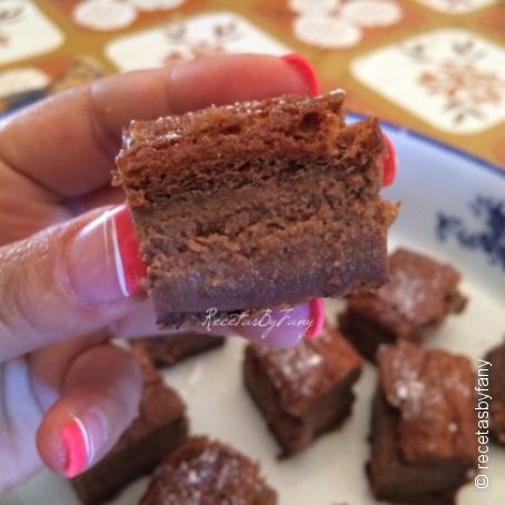 Bocaditos de Pastel Imposible de Chocolate y Café