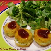 Bocaditos de queso con mermelada de higos