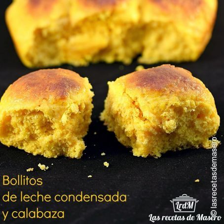 Bollitos de leche condensada y calabaza