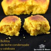Bollitos de leche condensada y calabaza