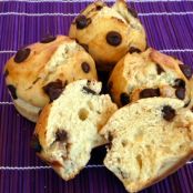 Magdalenas con pepitas de chocolate