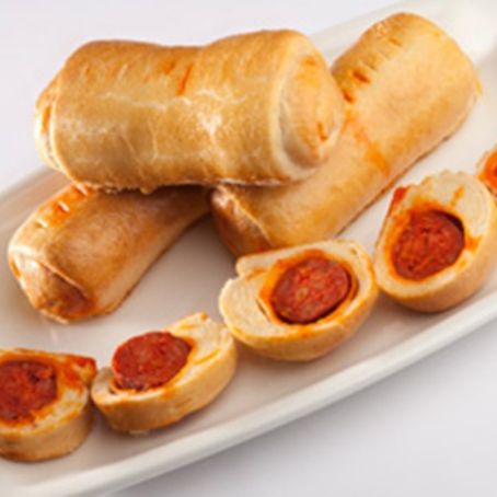 Bollos preñaos de chorizo