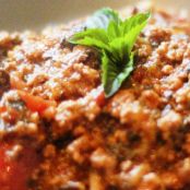 Nachos con bolognesa