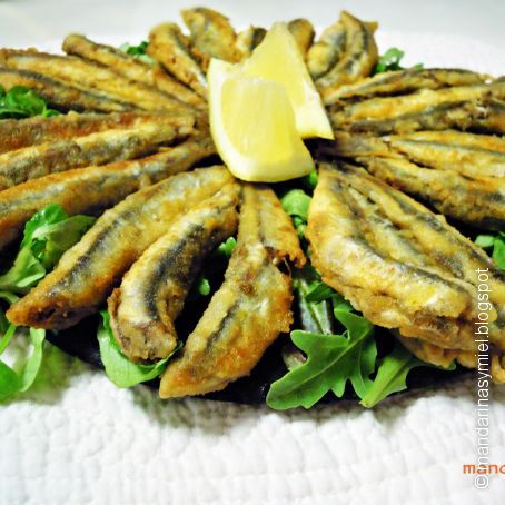 Boquerones fritos adobados.