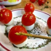Bosque de setas de huevos de codorniz y tomates cherry - Paso 6