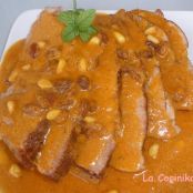 Braseado de cabezada de cerdo