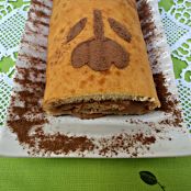 Brazo de gitano con crema de chocolate al aroma de vainilla