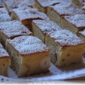 Brownie blanco con nueces