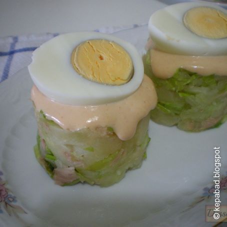 Pasteles de patatas sin carne