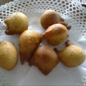 Buñuelos de viento con bacalao