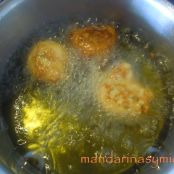 Buñuelos de bacalao a la española - Paso 6