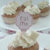 Cupcakes de yogur y chocolate blanco