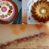 Puding de bizcocho. - Paso 2