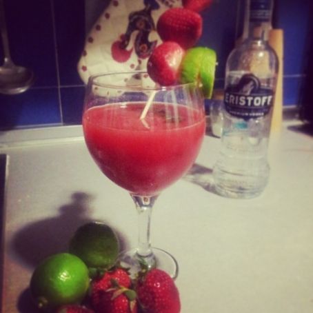 Caipiroska de fresas