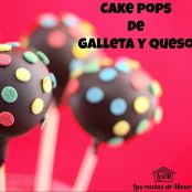 Cake pops de galleta y queso