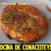 Calabacin con sabor a Pizza