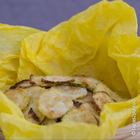 Chips de calabacín crujientes