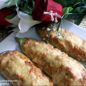 Calabacines rellenos de atún en Thermomix