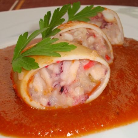 CALAMARES RELLENOS ASADOS