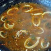 Calamares en salsa a la malagueña - Paso 4
