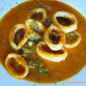 Calamares en salsa a la malagueña - Paso 5