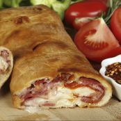 Receta de stromboli de jamón y queso