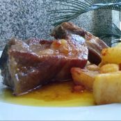 Costillas de puerco en salsa de mandarinas - Paso 1