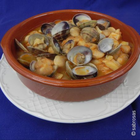 Alubias de la Granja con almejas