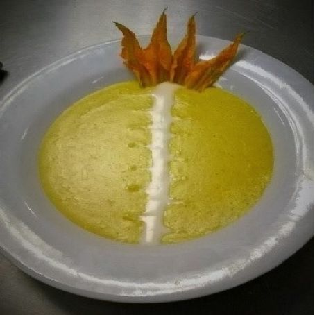 Crema de flor de calabaza