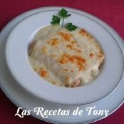 CANELONES DE CARNE ROSSINI