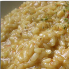 Risotto con tomate