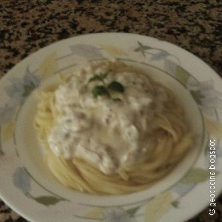 Tallarines a la carbonara