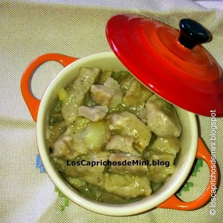 Magro de cerdo con castañas