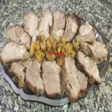 Carne mechada al horno