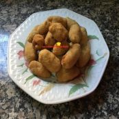 Croquetas de huevo frito