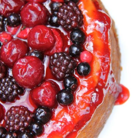 Vainilla Cheese cake con frutos rojos