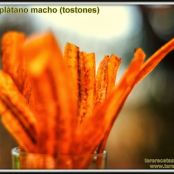 Chips de plátano macho (tostones). - Paso 2