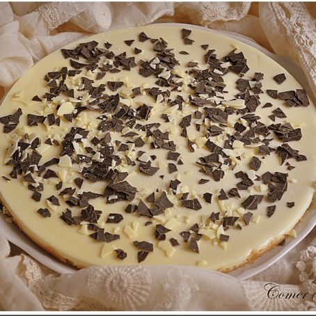 TARTA SENCILLA DE CHOCOLATE BLANCO